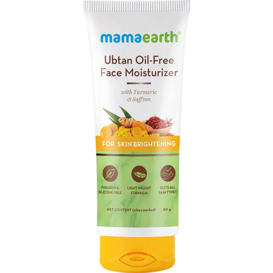 Mamaearth Ubtan Oil-Free Moisturizer - 80 ml image