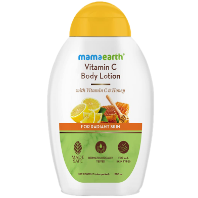 Mamaearth Vitamin C Body Lotion with Vitamin C and Honey for Radiant Skin image