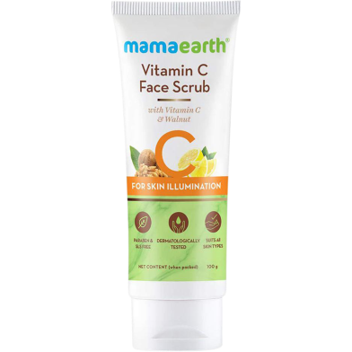 Mamaearth Vitamin C Face Scrub - 100g image