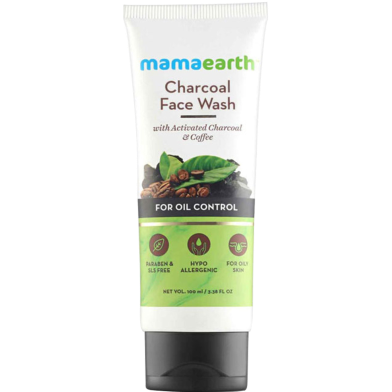 Mamaearth Charcoal Facewash For Oil Control (100ml) image