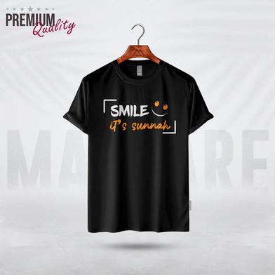 Manfare Premium Graphics T Shirt Black Color For Men image