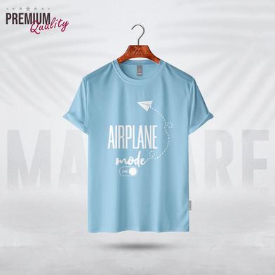 Manfare Premium Graphics T Shirt Turquoise Color For Men image