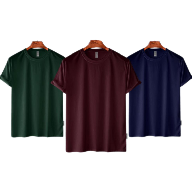 Manfare Premium Solid T-Shirt Combo for Men image