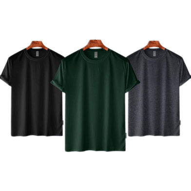 Manfare Premium Solid T-Shirt Combo for Men image