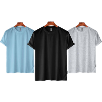 Manfare Premium Solid T-Shirt Combo for Men image
