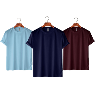 Manfare Premium Solid T-Shirt Combo for Men image