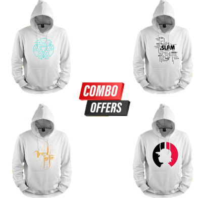Manfare Premium Winter Random 4 Pcs Hoodie For Men image