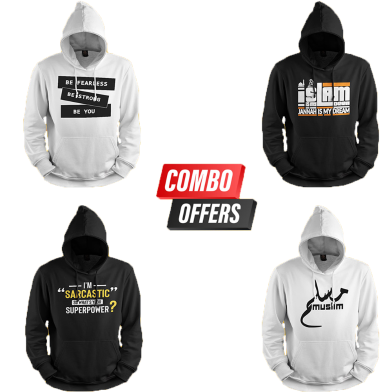Manfare Premium Winter Random 4 Pcs Hoodie For Men image