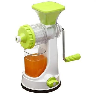Manual Hand Fruit And Vegetable Juicer with Steel Handle- Green image