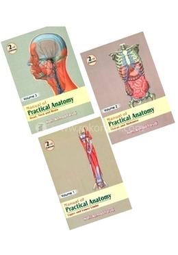Manual of Practical Anatomy (Volume - 1, 2, 3 Set) image