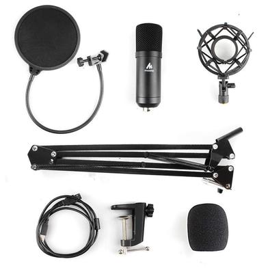 Maono AU-A04 USB Microphone Combo Setup Plug And Play USB Cardioid Podcast Condenser Microphone image