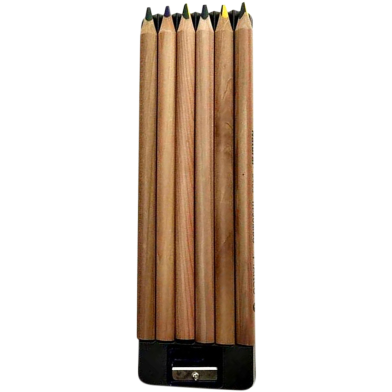 Marco Multi colour Magic Rainbow Swirl Coloured Pencils 4 in 1 colour pencil, 6 pcs image