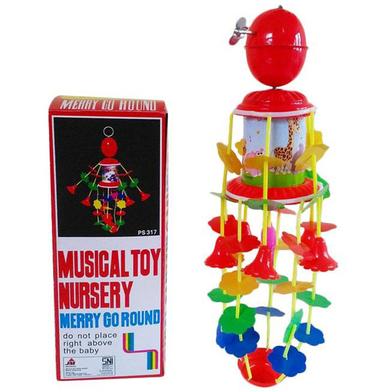 Marie Go round musical and visual toys for your newborns, no batteries image