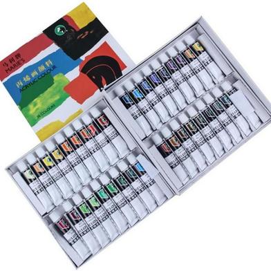 Maries 36 Acrylic Color Box,12ml paint Set for Artists image