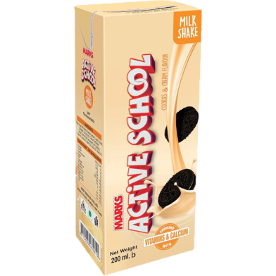 Marks Active School Cookie and Cream Milk Shake 200 ml image
