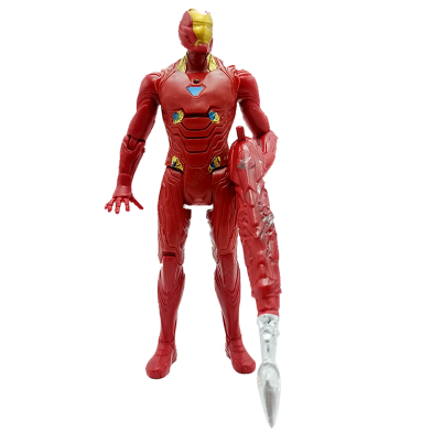 Marvel Avengers- All Characters Action Figure Hard Rubber Toys For Kids (figure_av_iron man_1pcbox) Iron Man -1 Pcs image