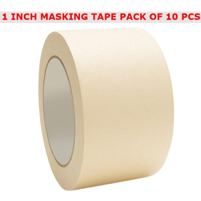 Masking Tape 1 inch- Pack Of 10 Pcs image