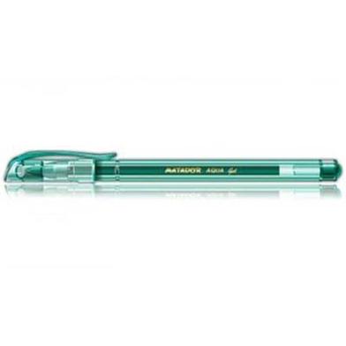 Matador Aqua Gel Pen Green Ink - 5 Pcs image