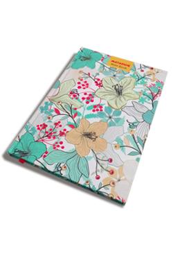 Matador Note Book (Floral Cyan) - (1 Pcs) image