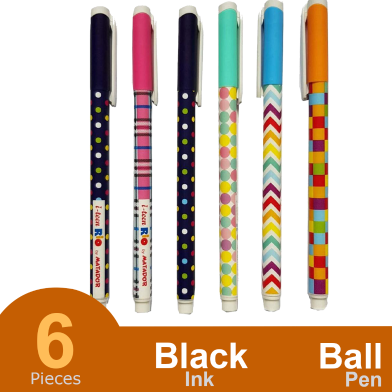 Matador i-Teen Rio Ball Pen Black Ink - (6 Pcs) image