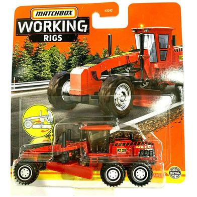 Matchbox Working Rigs – Road Grader – Red image