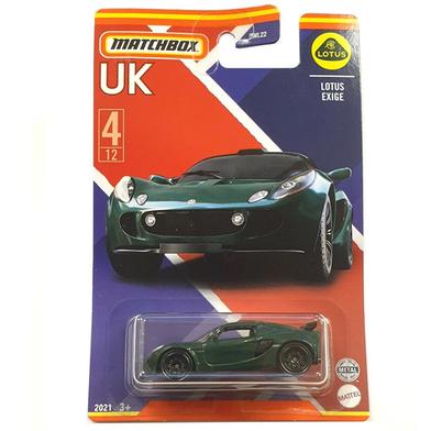 Matchbox Regular Card P00015 – Lotus Exige UK 4/12 Army green image