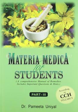 Materia Medica for Students: According to CCH Syllabus - Part 3 image
