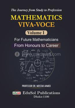 Mathematics Viva-Voce: From Honours to Career (Vol. I)) - Volume-1 image