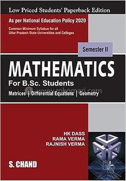 Mathematics for B.Sc. Students - Matrices | Differential Equations | Geometry image