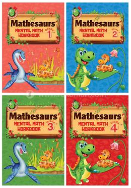 Mathesaurs Mental Math Workbook - Set 4 Books image