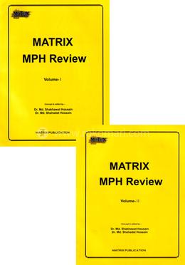 Matrix MPH Review (Set of 2 Vols.) - Exam-2024 image