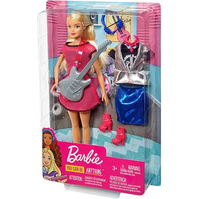 Mattel Barbie You Can Be Anything Musician Career Doll with extra Dress, Shoes and ornament ! image