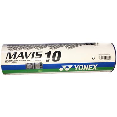 Mavis 10 Badminton Shuttle Cock Nylon 6pcs White image