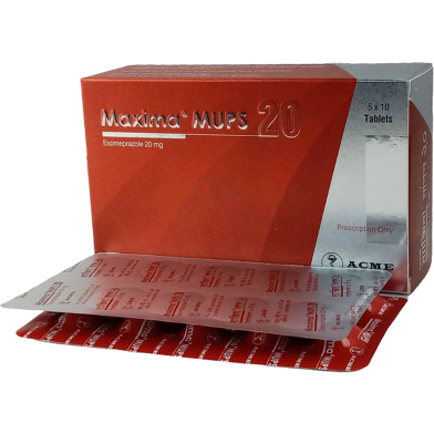 Maxima MUPS 20 mg MUPS 10's Strip Tablet image