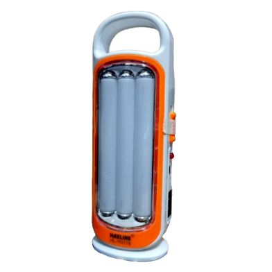 Maxline Three Tube Style Portable Homehlod Rechargeable LED Emergency Light With Powerful Battery image