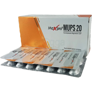 Maxpro MUPS 20 mg MUPS 14's Strip Tablet image