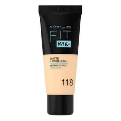 Maybelline Fit Me Matte Poreless Foundation - Nude 118 image