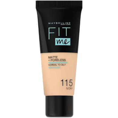 Maybelline Fit Me Matte and Poreless Foundation 115 Ivory image