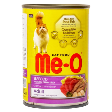 Me-O Canned Cat Food Seafood Platter (400gm) image