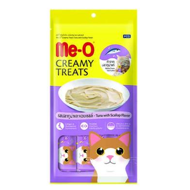 Me-O Creamy Treats Tuna With Scallop Flavor 15g*4 image