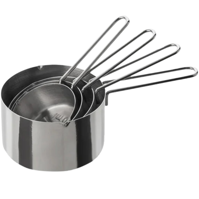 Measuring Cup Stainless with Measuring Spoon image
