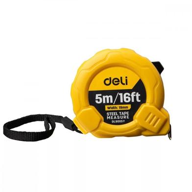 Deli Measuring Tape Yellow 5m -120 image