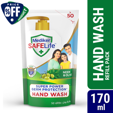 Mediker SafeLife Hand Wash 170ml Refill image