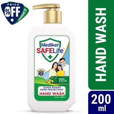 Mediker SafeLife Hand Wash 200ml Pump image
