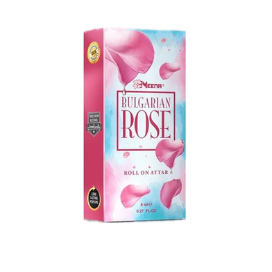 Meena Bulgarian Rose Premium Quality Roll On Attar 8 ML image
