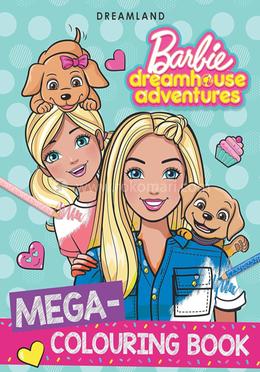 Barbie Dreamhouse Adventures Mega Colouring Book image