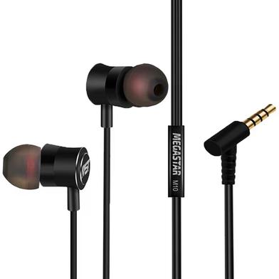 Megastar Wired Headphone-Black image