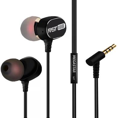 Megastar Wired Headphone-Black image