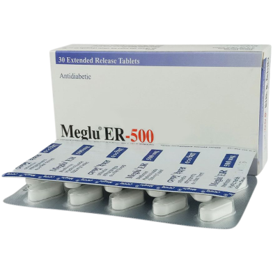 Meglu ER 500mg Tablet 10's Strip image