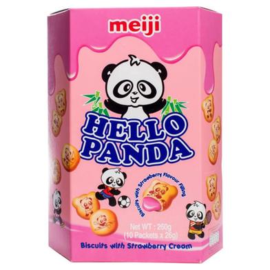 Meiji Hello Panda Strawberry - 260 gm image
